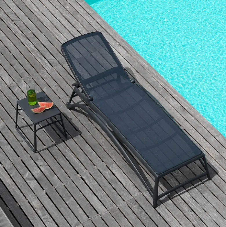 Pop Table basse de jardin carrée empilable en polypropylène