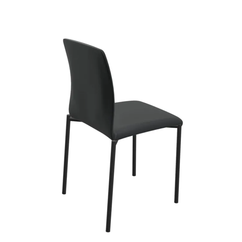 Pro'G Chaise moderne en métal et simili