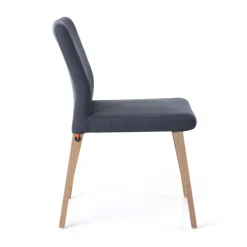 Pure classic Mobitec® Chaise cocooning en tissu et pieds bois