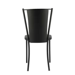 Reina Chaise de cuisine contemporaine en métal et simili