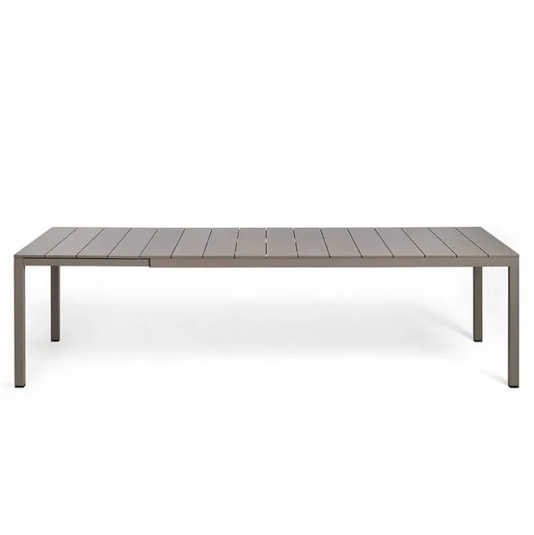 Rio Table de jardin extensible en polypropylène DurelTop et aluminium