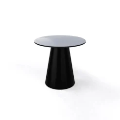 Roller H55 Table d'appoint ronde design italien à pied central