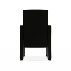 Sarah Fauteuil de table rembourré en synthétique avec roulettes