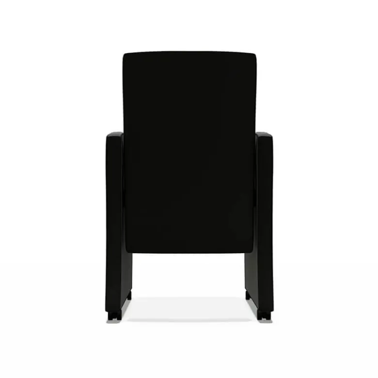 Sarah Fauteuil de table rembourré en synthétique avec roulettes