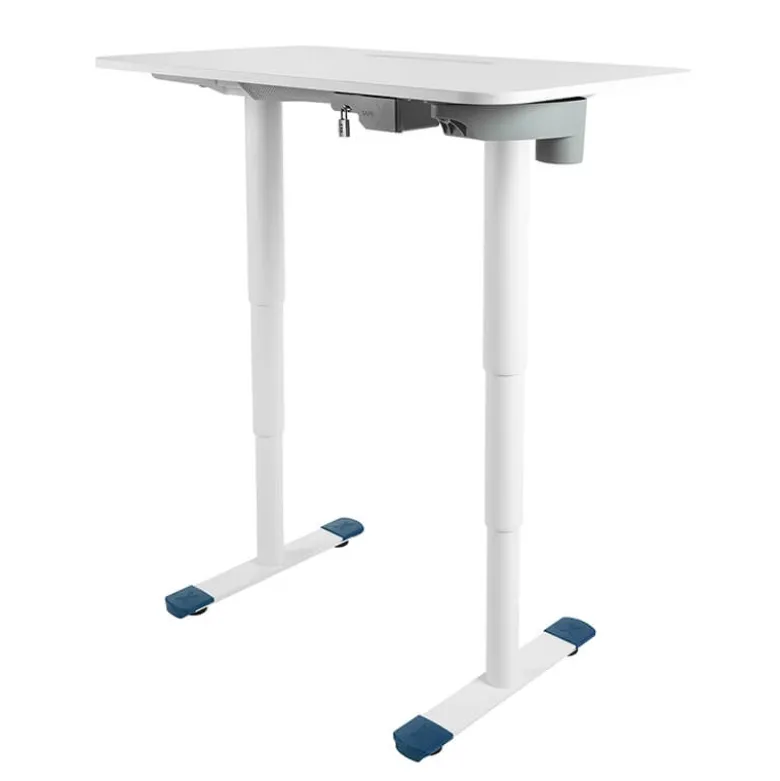 Sitness X Up 20/30 Bureau électrique réglable en hauteur rectangulaire blanc