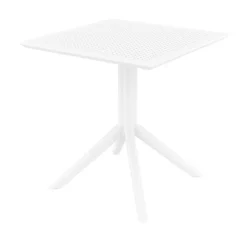 Sky Petite table carrée en résine