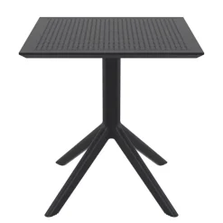 Sky Petite table carrée en résine