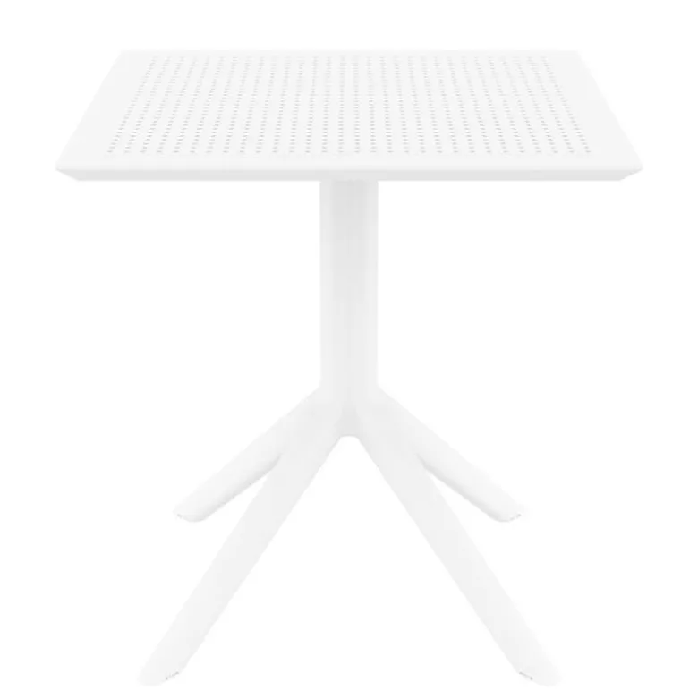 Sky Petite table de jardin carrée en résine