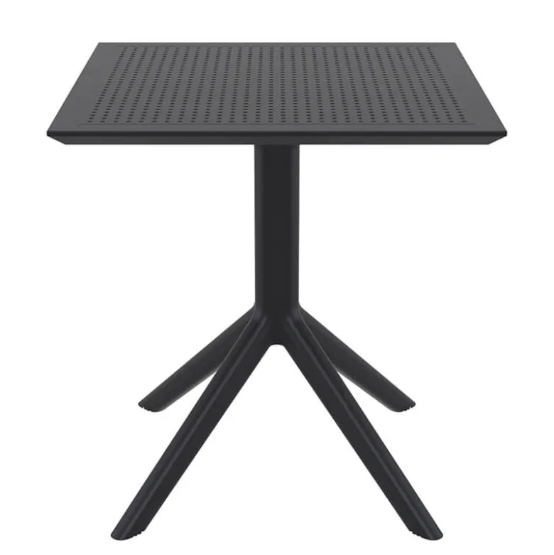 Sky Petite table de jardin carrée en résine