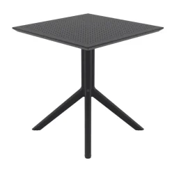 Sky Petite table de jardin carrée en résine