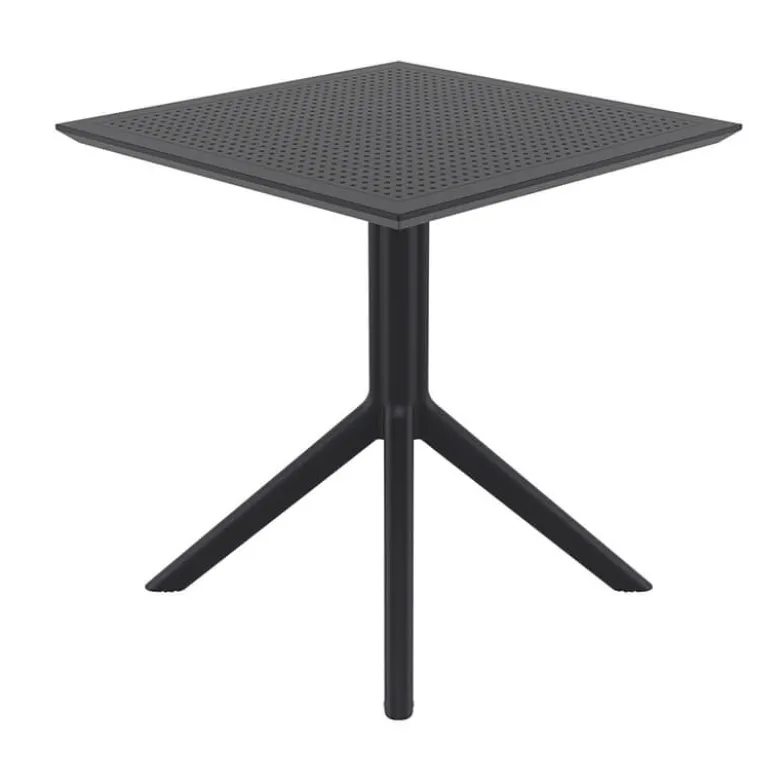 Sky Petite table de jardin carrée en résine