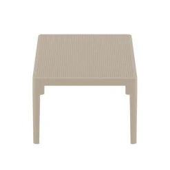 Sky Table basse de jardin rectangulaire en résine