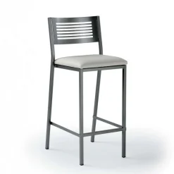 Slide Carrier® Tabouret moderne snack en synthétique et métal