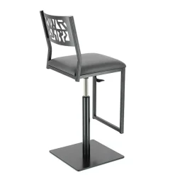 Slide Carrier® Tabouret pivotant et réglable en hauteur style industriel