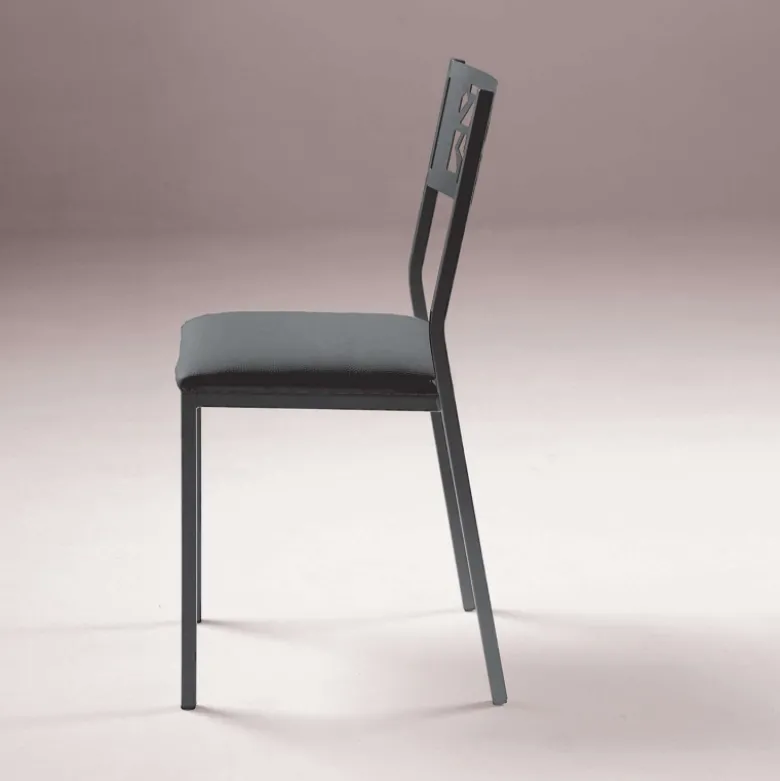 Slide Industrie Carrier® Chaise de cuisine moderne en métal style industriel