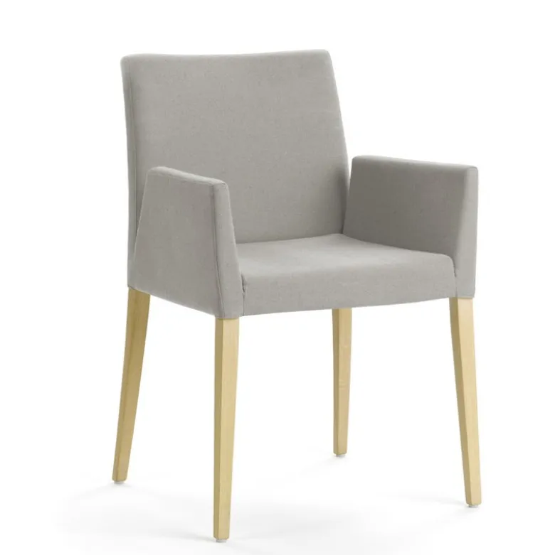 Slim Mobitec® Fauteuil cocooning en bois et tissu