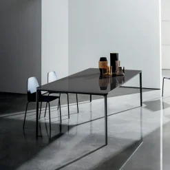 Slim Sovet® Table en verre design extensible
