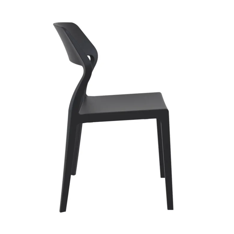 Snow Chaise d'extérieur empilable design en polypropylène