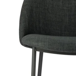 Soda Chaise cosy en tissu avec pieds en métal