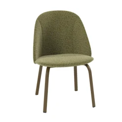Sofia Chaise basse cosy en tissu et métal