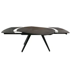 SofiaTable moderne extensible en céramique avec pieds en métal