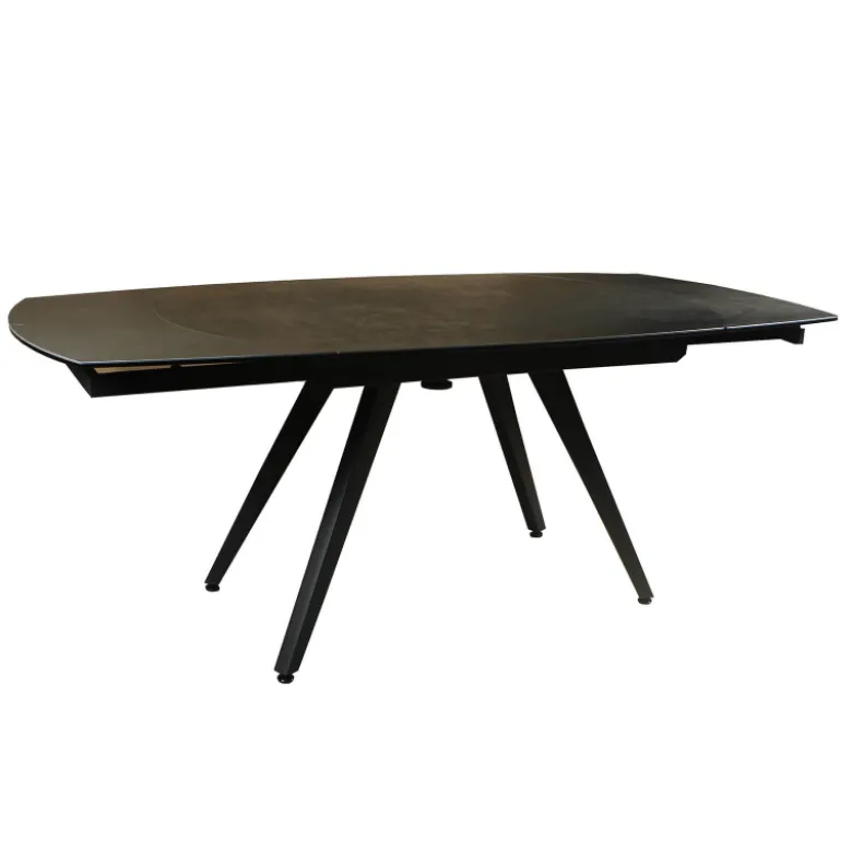 SofiaTable moderne extensible en céramique avec pieds en métal
