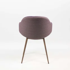 Sonny Midj® Fauteuil design bicolore en tissu et métal laqué