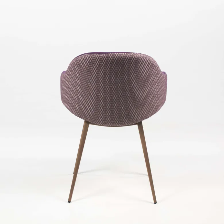 Sonny Midj® Fauteuil design bicolore en tissu et métal laqué