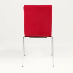 Star Midj® Chaise moderne empilable en tissu et métal