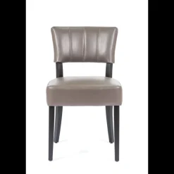 Steffi 2 Chaise de salle à manger en synthétique et bois