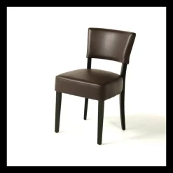 Steffi Chaise de salle à manger en bois et synthétique