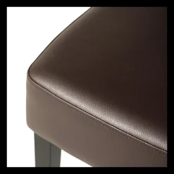 Steffi Chaise de salle à manger en bois et synthétique