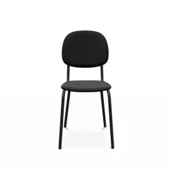 STR5 Chaise contemporaine en métal et en tissu fabriquée en Belgique