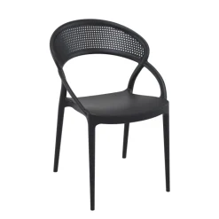 Sunset Chaise design de jardin empilable en polypropylène