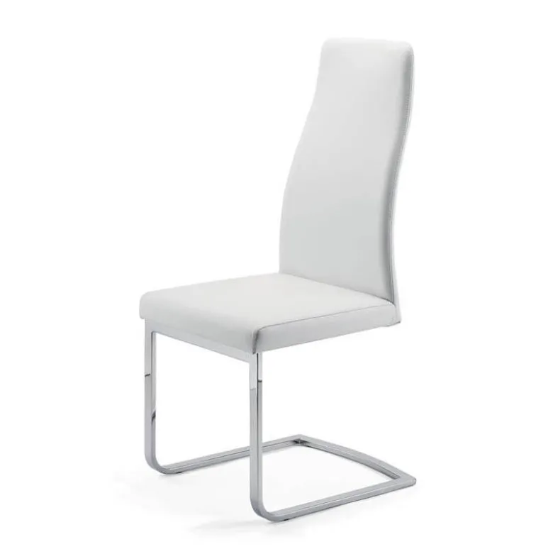 Sveva SLH Chaise de salle à manger italienne pieds luge