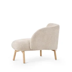 Thalia Mobitec ® Banquette cosy en tissu avec pieds en bois
