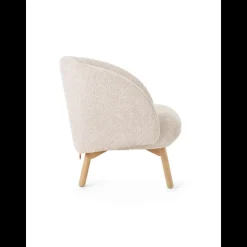 Thalia Mobitec ® Fauteuil confortable en tissu avec pieds en bois