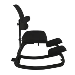 ThatSit Varier® Chaise de bureau ergonomique à bascule en tissu et bois