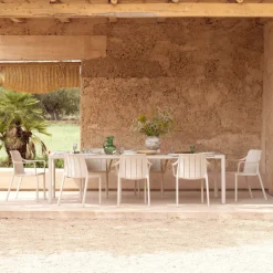 Tiberina Fauteuil de jardin empilable en polypropylène