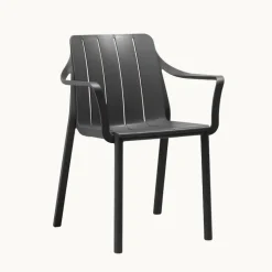 Tiberina Fauteuil de jardin empilable en polypropylène