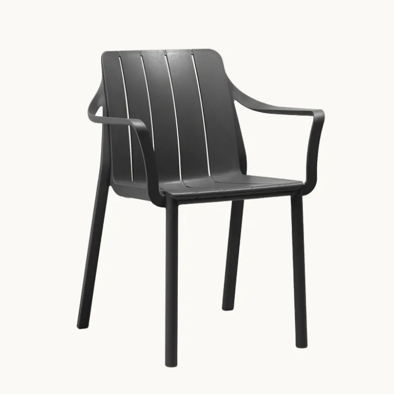Tiberina Fauteuil de jardin empilable en polypropylène