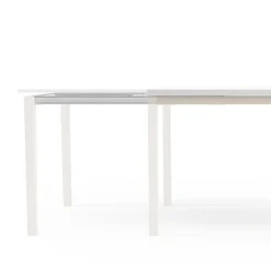 Toy bois Table de cuisine en verre avec rallonge