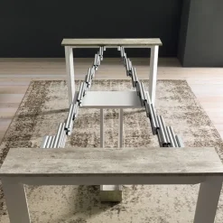 Trek Console extensible transformable en table en mélaminé