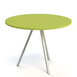 Triple Table ronde moderne en stratifié