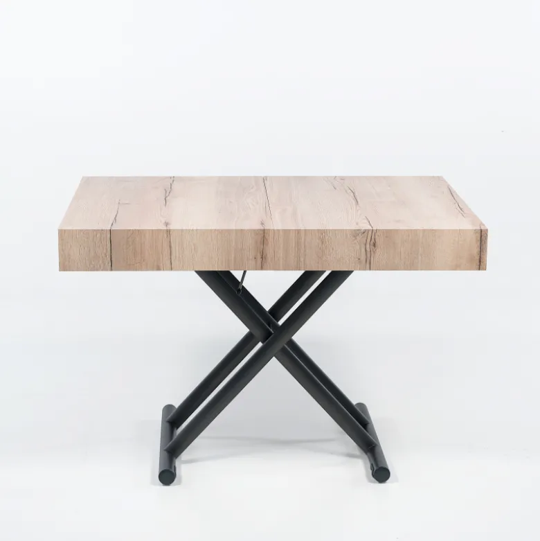 Ulisse Table relevable en mélaminé avec allonges