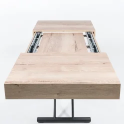 Ulisse Table relevable en mélaminé avec allonges