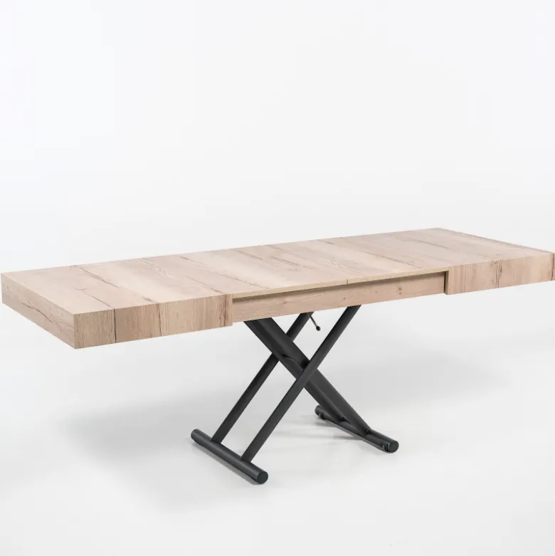 Ulisse Table relevable en mélaminé avec allonges
