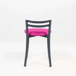 Urane Carrier® Chaise de cuisine avec dossier bas en métal fabriquée en France