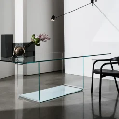 Valencia Sovet® Table de salle à manger design en verre