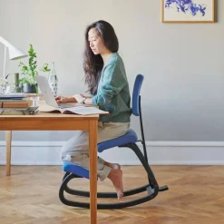 Variable plus Chaise de bureau ergonomique à bascule en tissu
